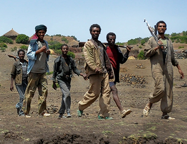 مليشيات إثيوبية مسلحة تتوغل (5) كيلو داخل الحدود السودانية