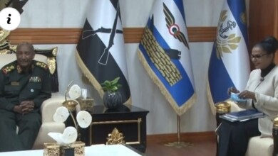 وزيرة المالية والبرهان